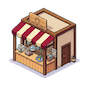 STTOCOLAND、　
ぶんぶんキャッツ、
BOON BOON CATS、
ドット絵アイコンボタン、ショップ、